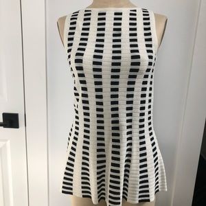 Ann Taylor peplum style dressy tank